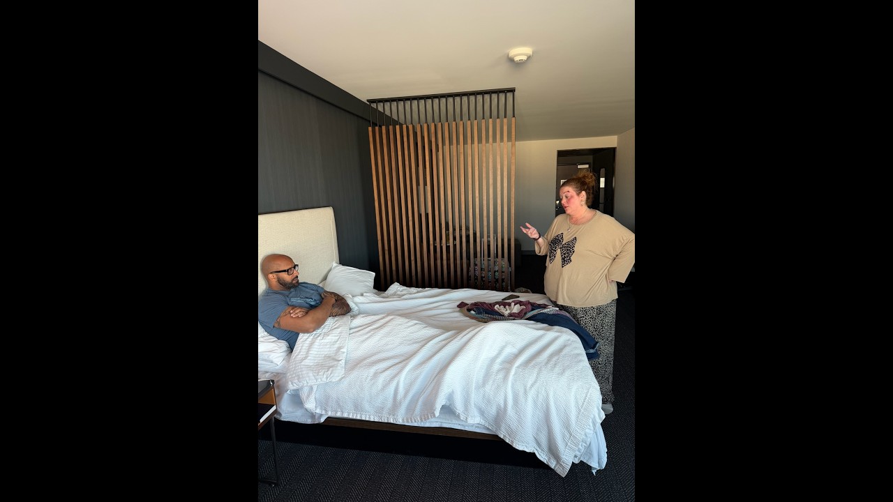 Larry wakes up to Bethany trying to leave Montana