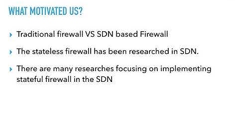 Implementation of Stateful Firewall using RYU controller