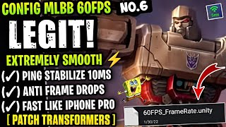 Update Legit! Config ML Anti Lag 60FPS Extreme Smooth + Ping Stabilize [ Patch Transformers ] MLBB