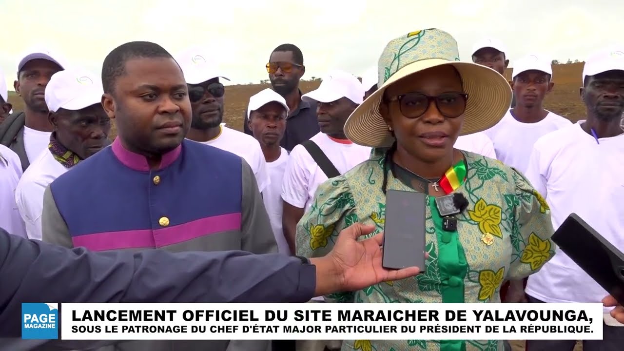 LANCEMENT OFFICIEL DU SITE MARAICHER DE YALAVOUNGA, COMMUNE DE KINKALA, DÉPARTEMENT DU POOL