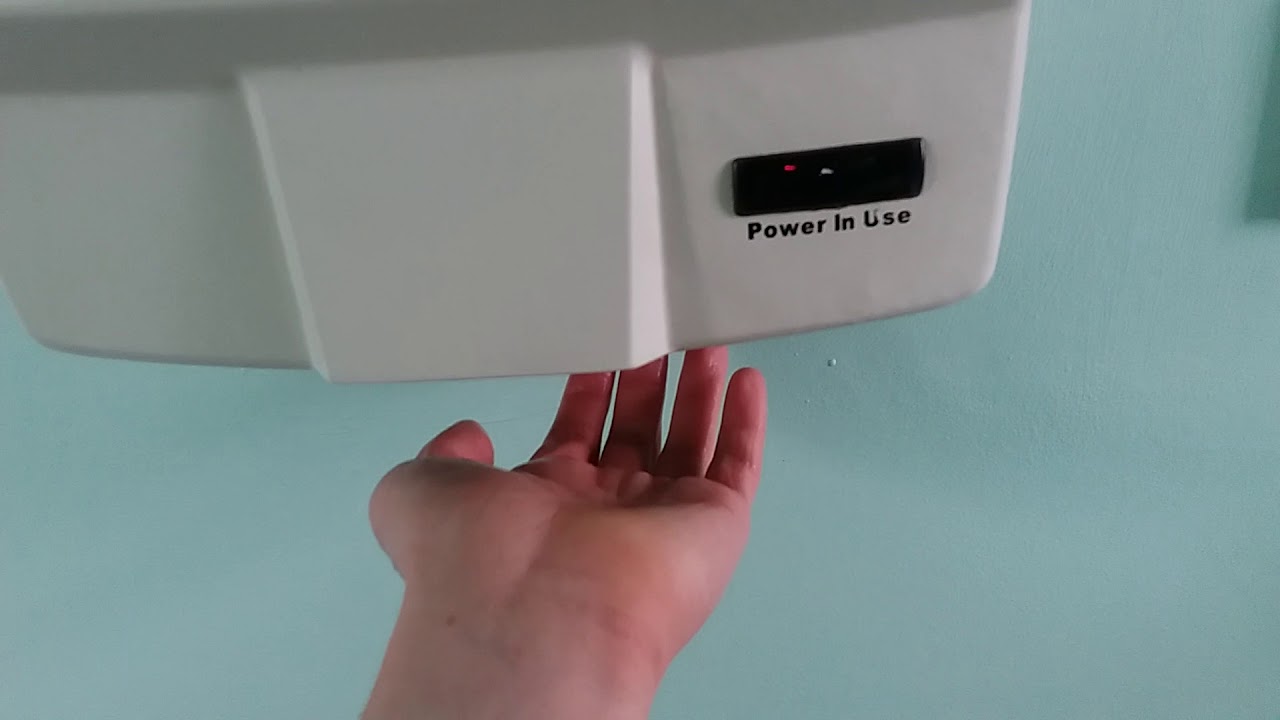Yield automatic hand dryer - YouTube