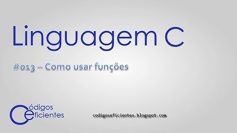 Linguagem C - Como usar funções