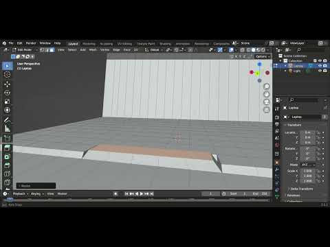 TUTORIAL MEMBUAT LAPTOP 3D