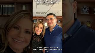  La dulce foto que María Sorté ha compartido de Omar García Harfuch para celebrar su cumpleaños 42 