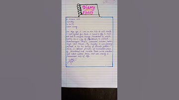 Diary entry for a tour to Ahmedabad l diary entry l diary entry class 6,7,8,9,10,11,12 l #diary