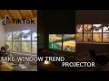 Fake Window Projector Challenge- Tiktok Compilation