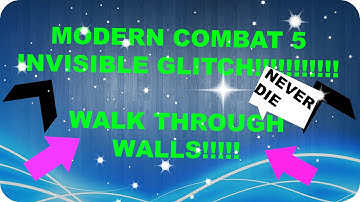 MODERN COMBAT 5 | ULTIMATE INVISIBLE HACK | SCRAMBLE GLITCH | GO THROUGH WALLS