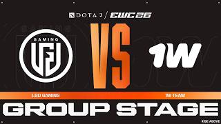 LGD Gaming vs. 1w Team | Dota 2 at EWC 26 – Group Stage – Group D - VOD