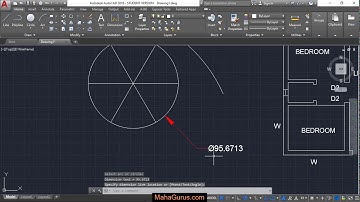 Radius and Diameter Dimension Line in AutoCAD- Diameter Dimension Autocad in Hindi