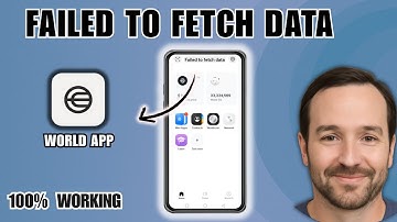 How To Fix WORLDCOIN Failed To Fetch Data (EASY FIX)
