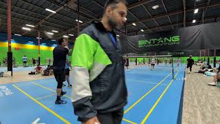 BADMINTON NCCCAF 40+ MD Andy/Qing vs Trivalley @BTF 3Sets 21-19F 08222026