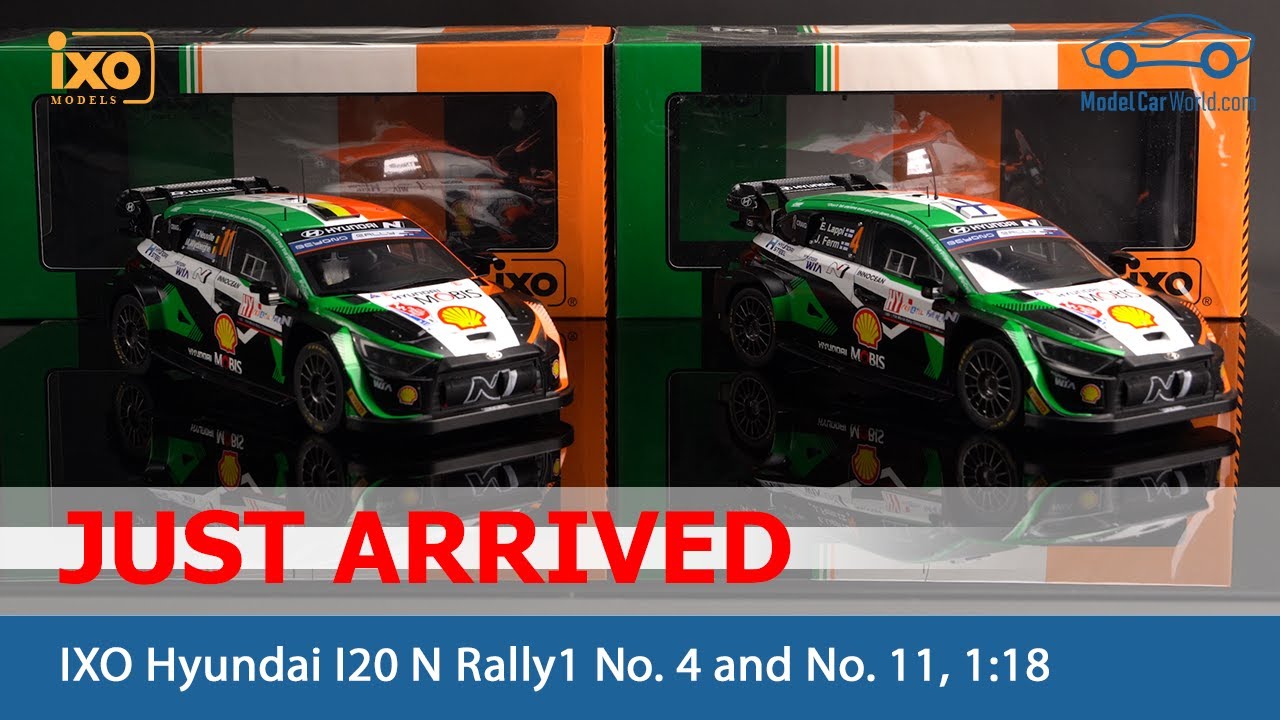 IXO - Just Arrived 1:18 Hyundai I20 N Rally1 No. 4 and No. 11
