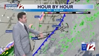 WPRI 12 Weather Forecast 26 Showers Arrive Tonight Into Thursday