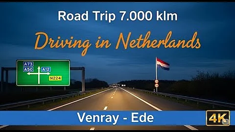 Driving in Netherlands ???? | Venray to Lunteren (Ede) (4K Real Time Road Trip)
