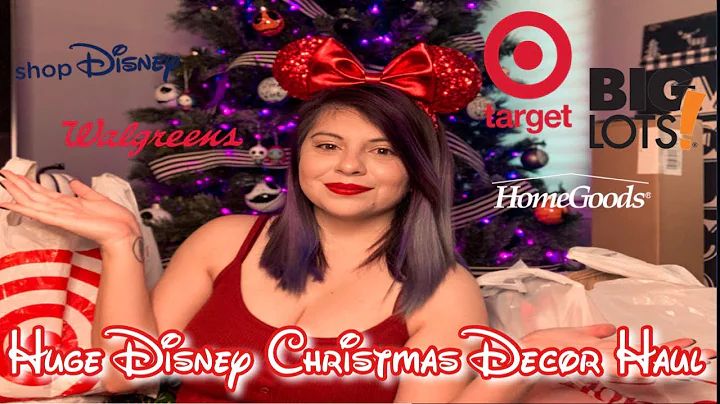 Disney Christmas Decor Haul + Nightmare Before Christmas Haul | Vlogmas Day 1 | Disney Vlogmas