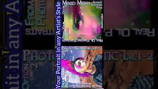Spiritual Artist Paints Your Portrait in Any Artists Style ! past lives metaphysical healing Skydin