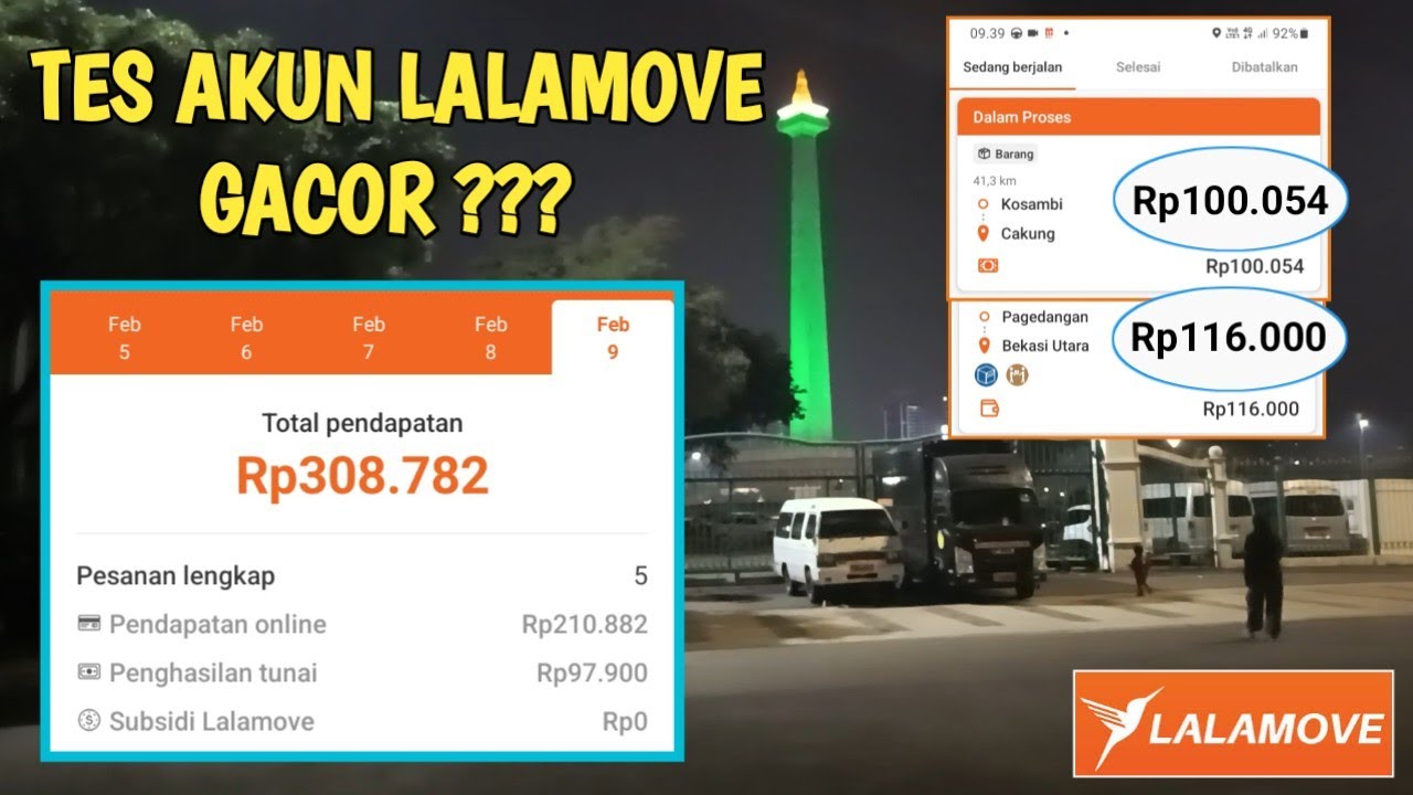 TES AKUN JARANG NARIK KURIR DRIVER LALAMOVE | WANT TRIP
