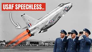 US Pilots Laughed At British Jet Fighters Until Lightning Vertical Climb