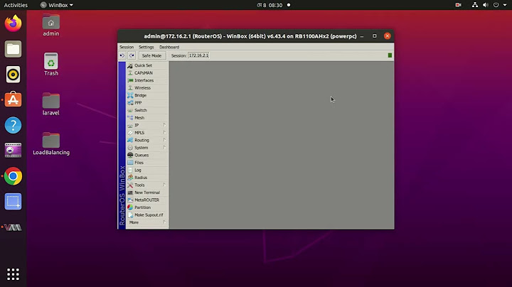 Hướng dẫn cài đặt winbox trên ubuntu