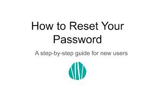 Vendor Tutorials | How to Reset Your Password