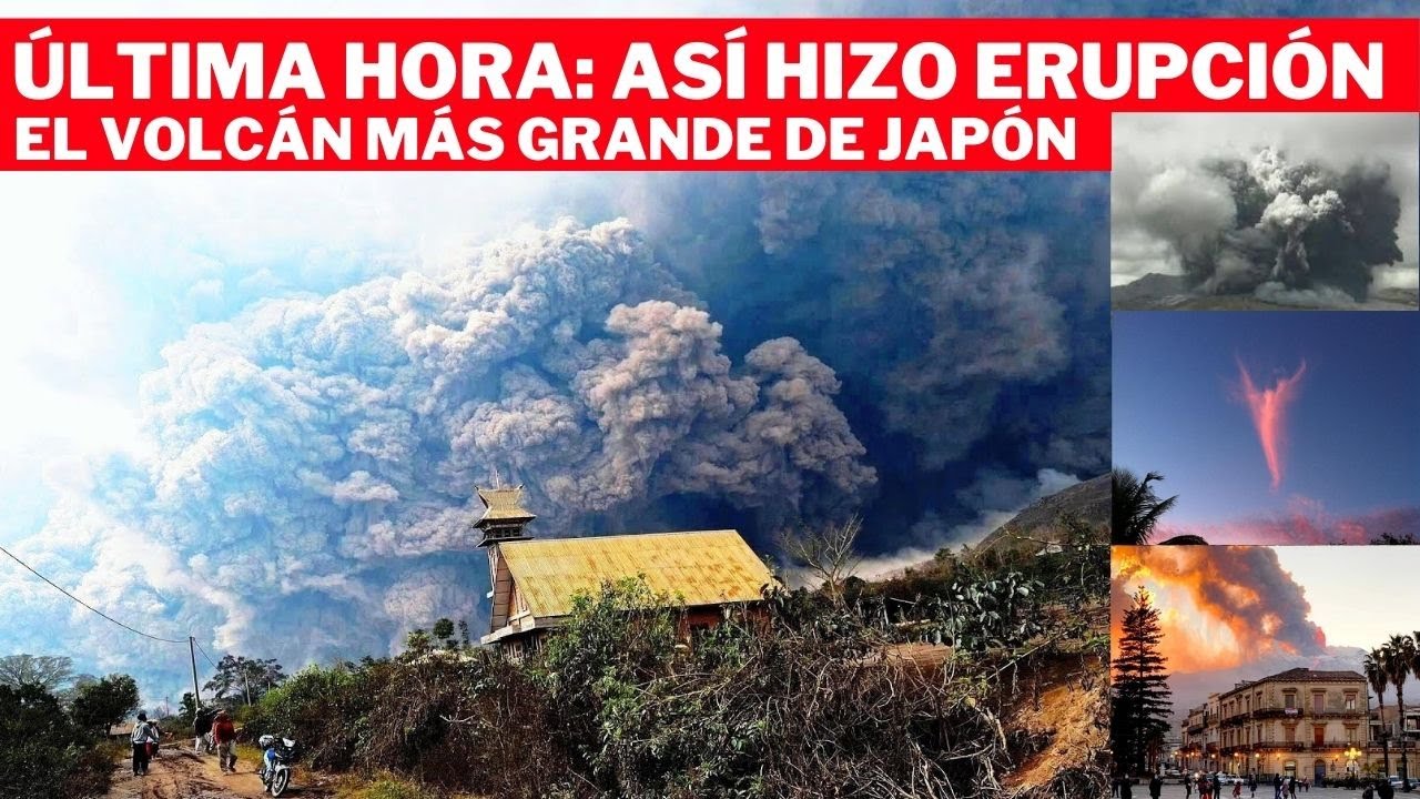 Así Fue La Enorme Erupción Del monte Aso En Kumamoto, Kyushu, Japón!!!