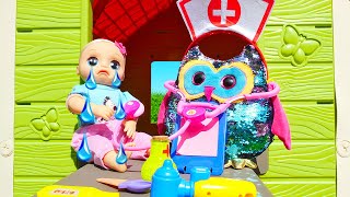 Baby Alive -nukke on kipeä! Vauvanuket ja lelut uima-altaassa | Lasten videoita by Taikalinna 6,832 views 2 months ago 4 minutes, 46 seconds