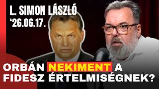Bűnnek tartom azt ami most történik: szétesik a hátország - L. Simon László