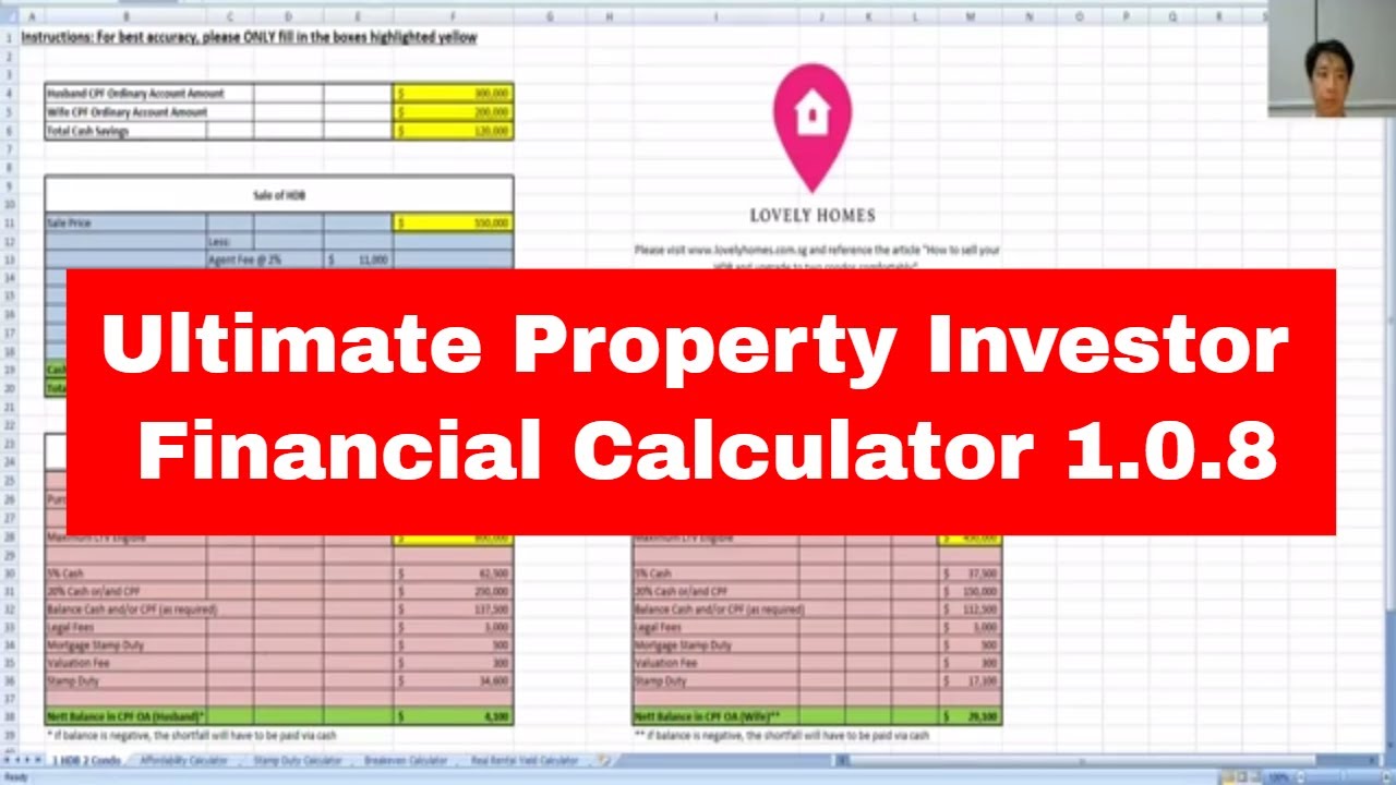 Ultimate Property Investor Financial Calculator 1.0.8 (Updated 29th