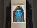 Mahadev drawing# oil pastels drawing# lord shiva painting