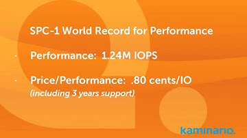 Kaminario K2 SPC-1 World Record