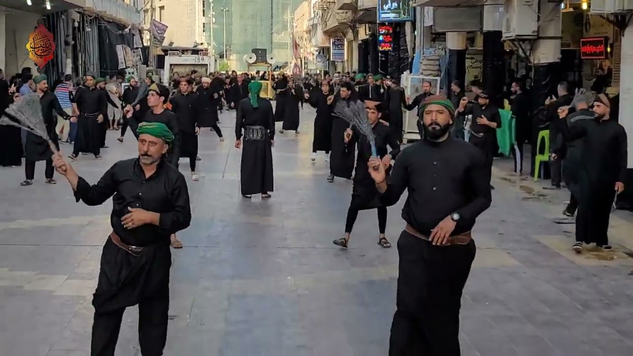 موكب العقيله أم المصائب زينب ع نزولية النجف الاشرف مرقد أمير المؤمنين ع محرم ١٤٤٤