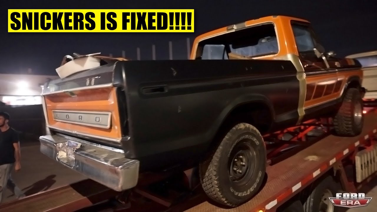 Snickers our 1978 F150 4x4 is FIXED!!!!! YouTube