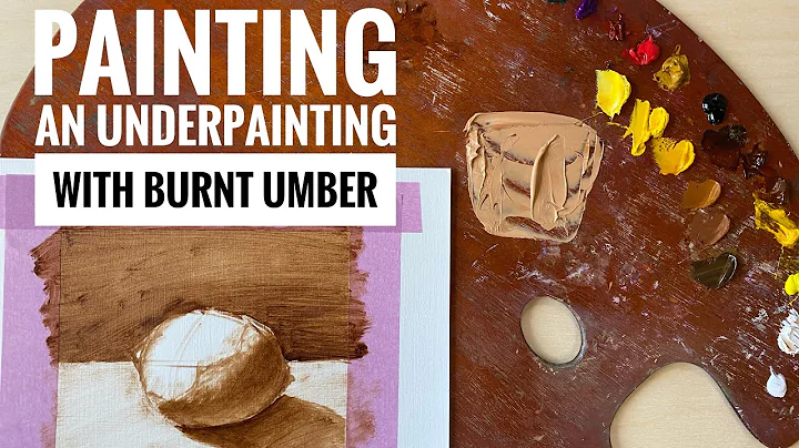 How to make an underpainting for a lemon