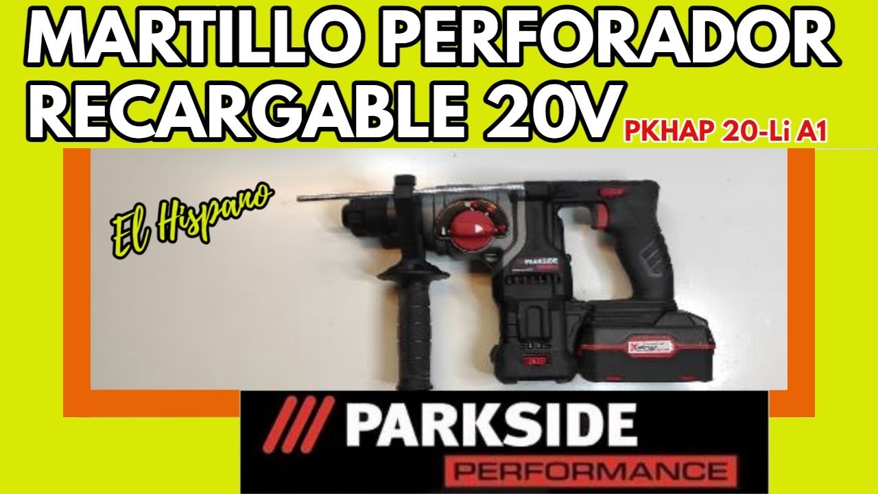 Martillo Taladro/Taladro De Percusión 20v Batería Parkside X20V