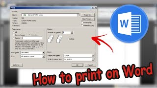 How To Print On Microsoft Word 2007 Simple News Video
