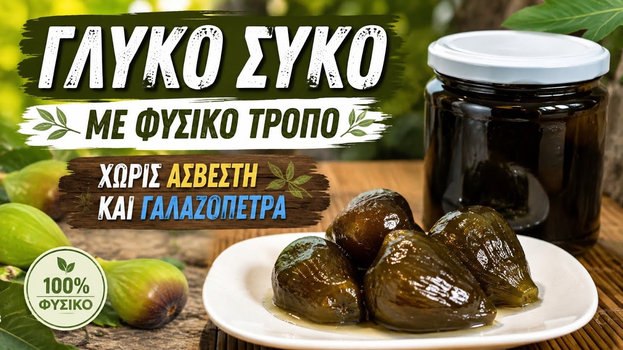 🍯Γλυκό Σύκο με Φυσικό Τρόπο | Χωρίς Ασβέστη & Γαλαζόπετρα – Fig Sweet / Alena Kitchen – Video