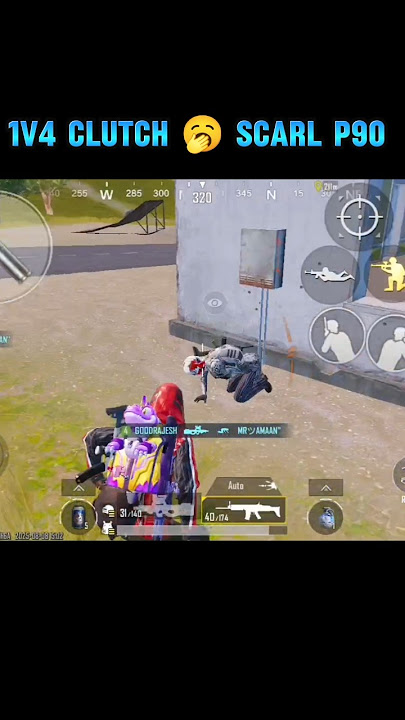 'From 0 to Hero 🔥 SCAR-L   P90 1v4 Squad Wipe'