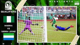 Nigeria 4 - 4 Sierra Leone - HIGLIGHTS & GOALS - (11/13/2020)