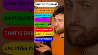 Which one do YOU hear?👂#easyenglish  #englishlistening  #englishconversation