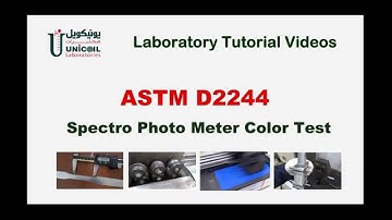 Spectrophotometer Color Test