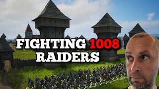 Manor Lords Defending Against 1000 Raiders Inside A Fortress Epic Siege Battle