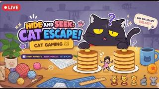 Play Hide and seek : Cat escape game #28🎮かくれんぼ：キャットエスケープ screenshot 1