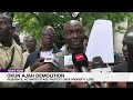 Okun Ajah Demolition: Residents, Activists Stage Protest Over Property Loss