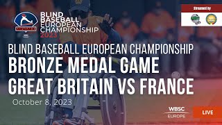 13 Blind Baseball European Championship Bronze Medal Game: Great Britain VS France