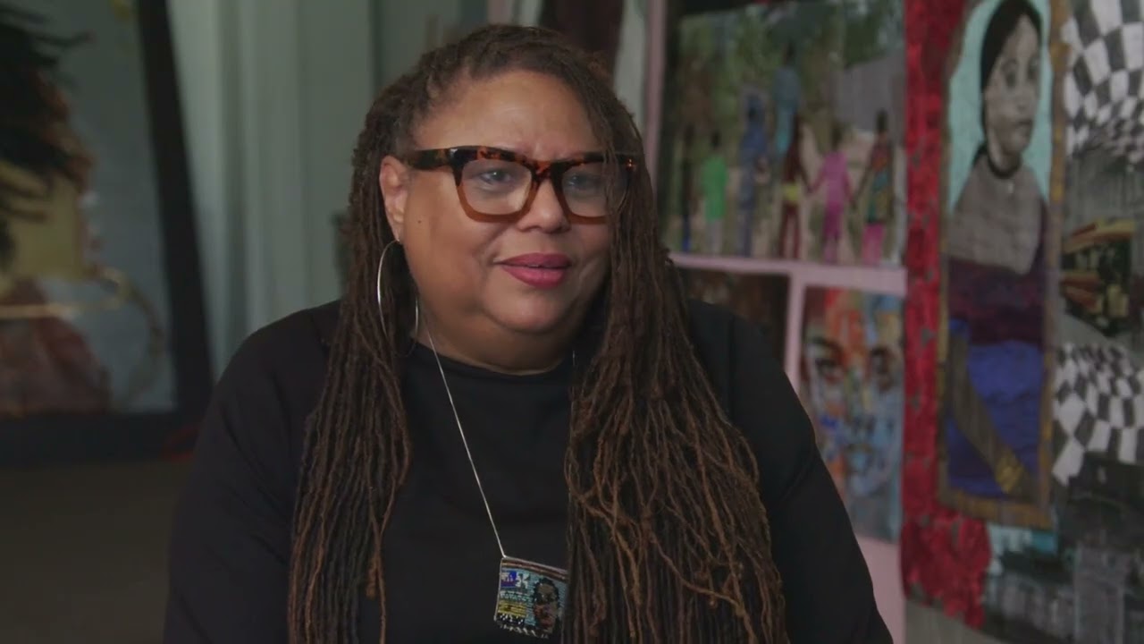 Fiber artist L'Merchie Frazier uses her art to tell African American stories