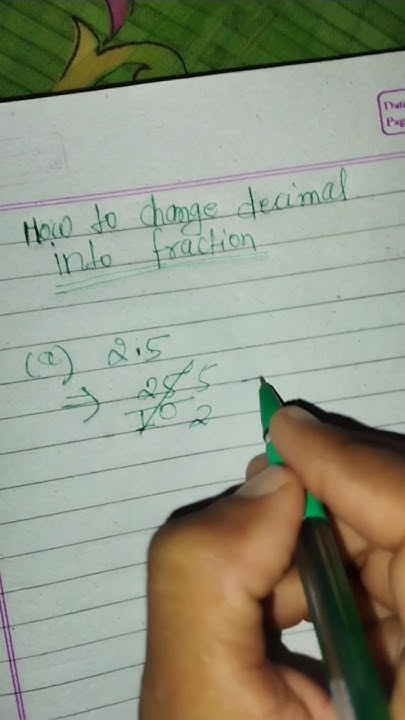 how-to-change-decimal-in-fraction