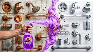 Oddly Satisfying: 15 Rust Removal Transformations in Bathroom
