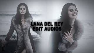 lana del rey edit audios + timestamps !!