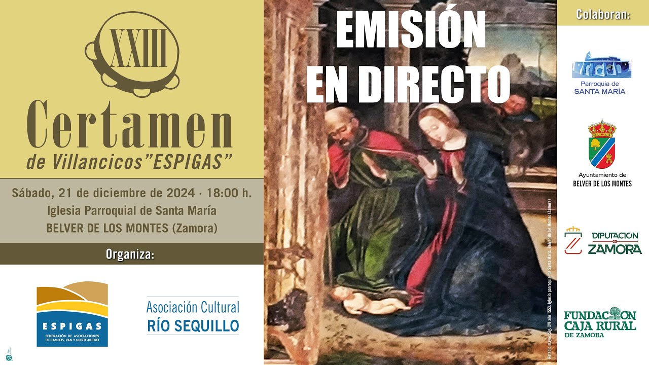 XXIII CERTAMEN DE VILLANCICOS “ESPIGAS - 2024