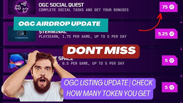 OGC Mining App New  Listing Update || Complete 4 Task  Only To Claim Your Coins | |Cryptotwon